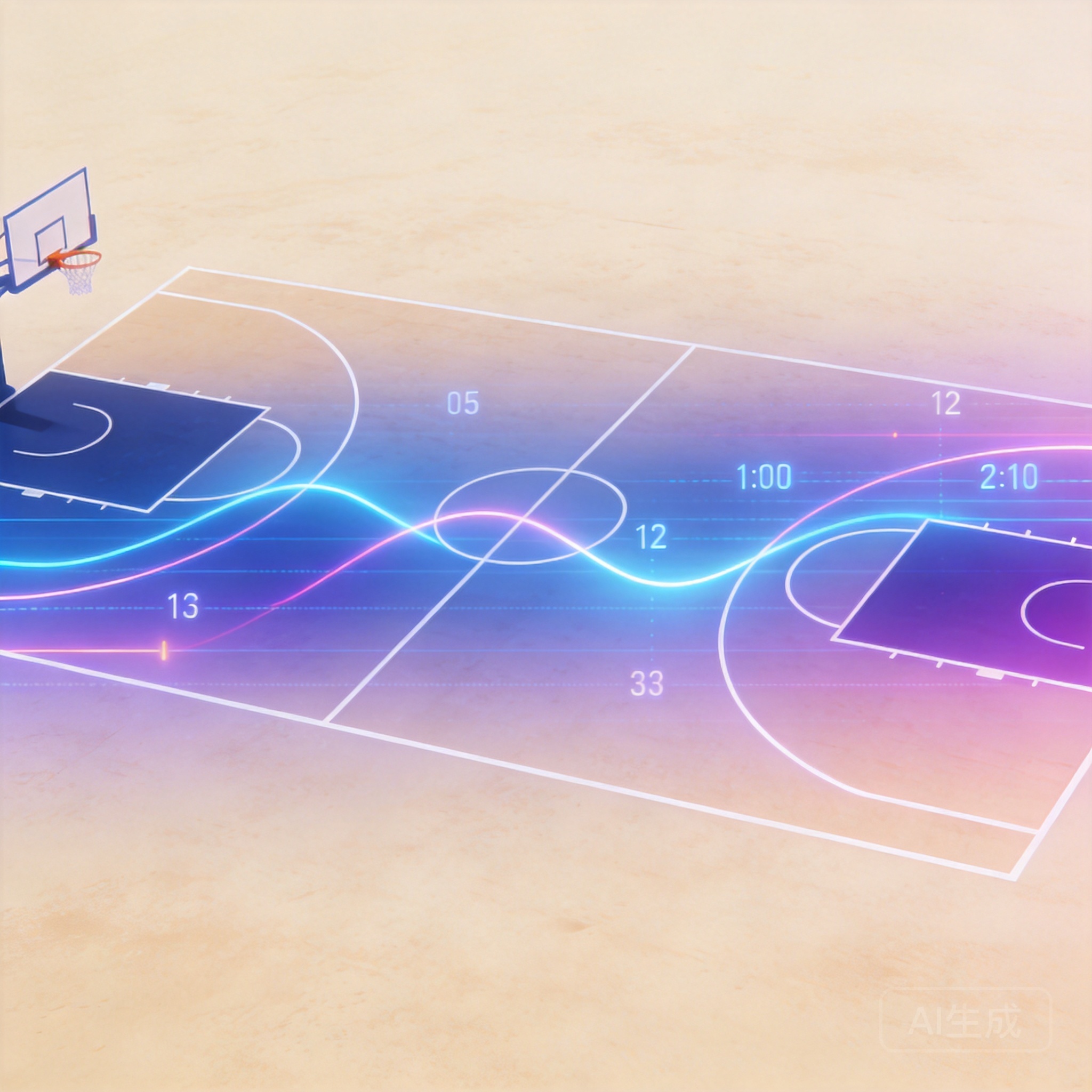 斗球直播nba直播主题插画